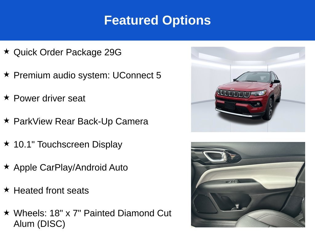 Used 2025 Jeep Compass Limited AWD/4WD image 3