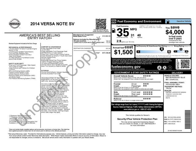 Used 2014 Nissan Versa Note SV image 4