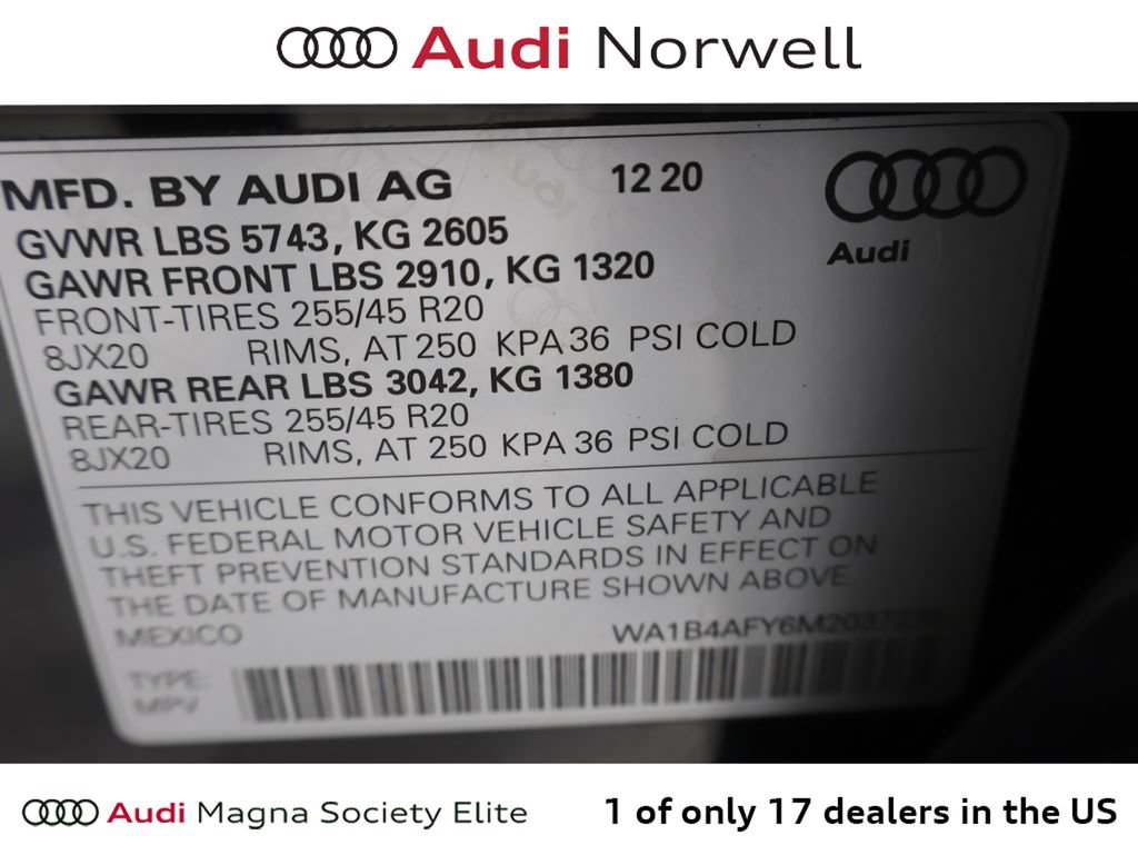 Used 2021 Audi SQ5 Premium Plus w/ Premium Plus Package AWD/4WD image 3