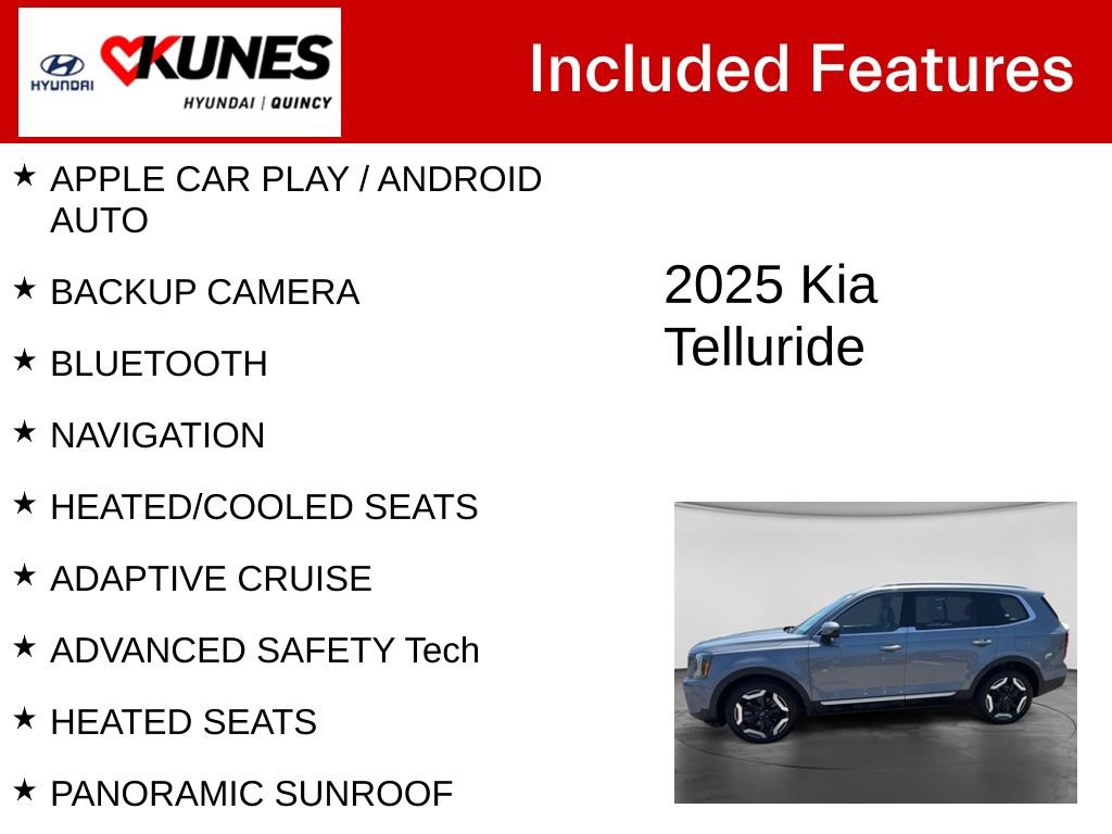 Used 2025 Kia Telluride S AWD/4WD image 2