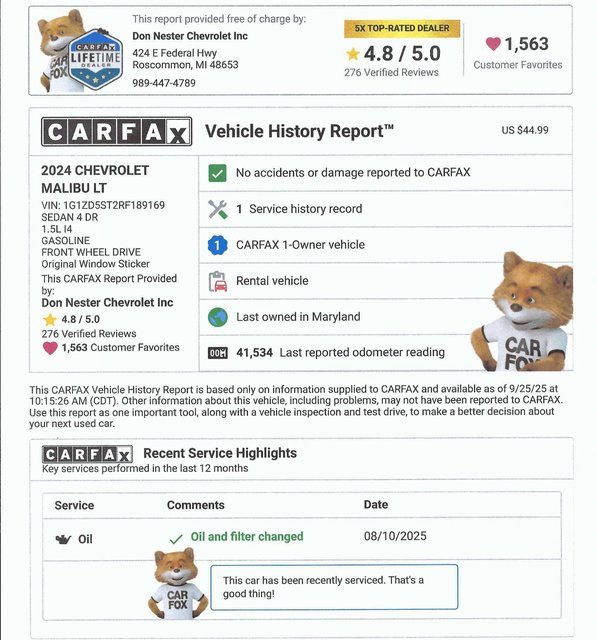 Used 2024 Chevrolet Malibu LT image 5