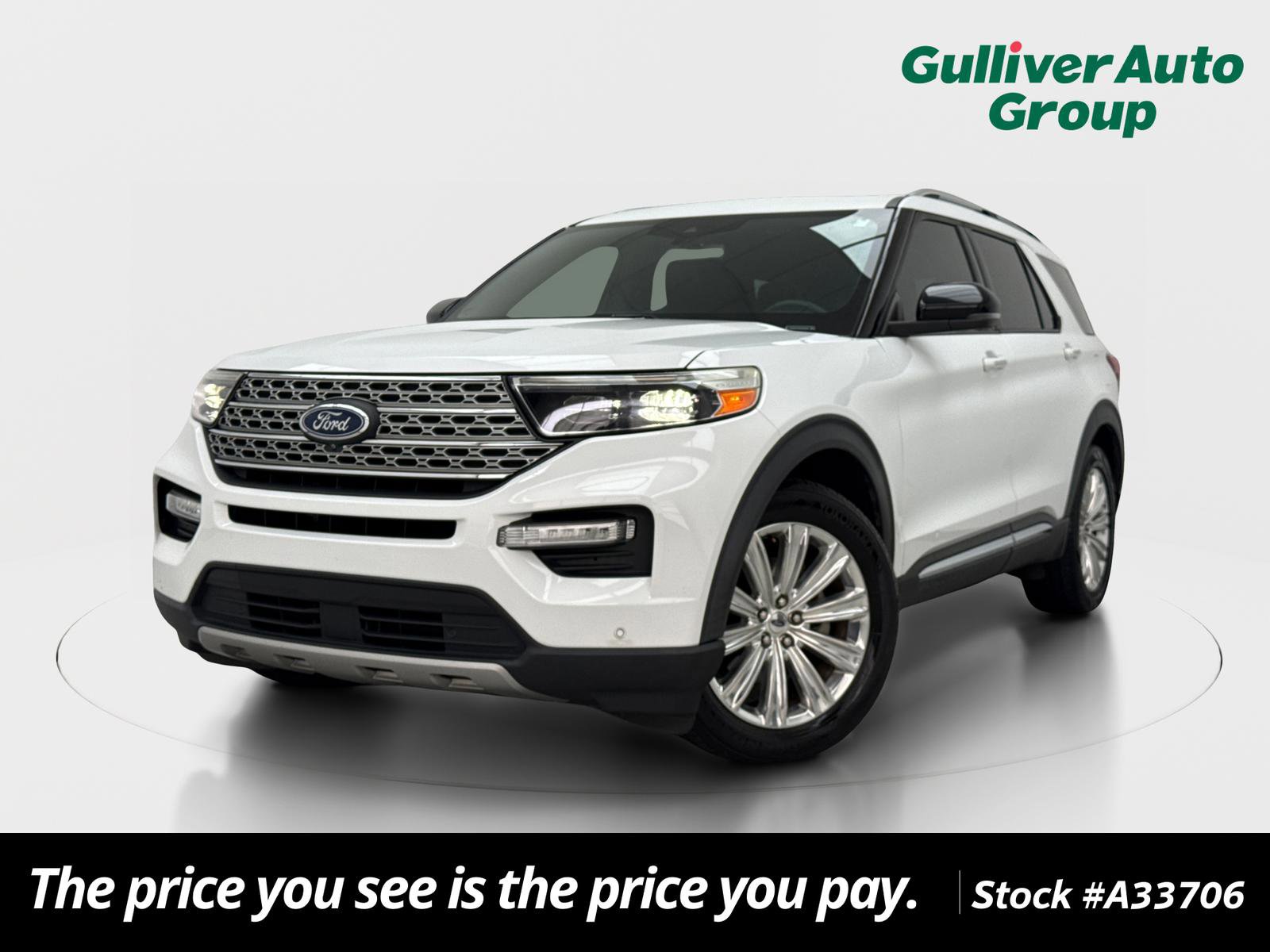 Used 2020 Ford Explorer Limited w/ Class III Trailer Tow Package RWD image 1