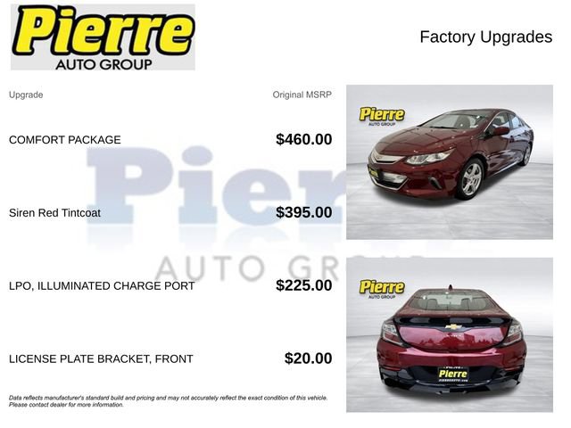 Used 2017 Chevrolet Volt LT w/ Comfort Package FWD image 13