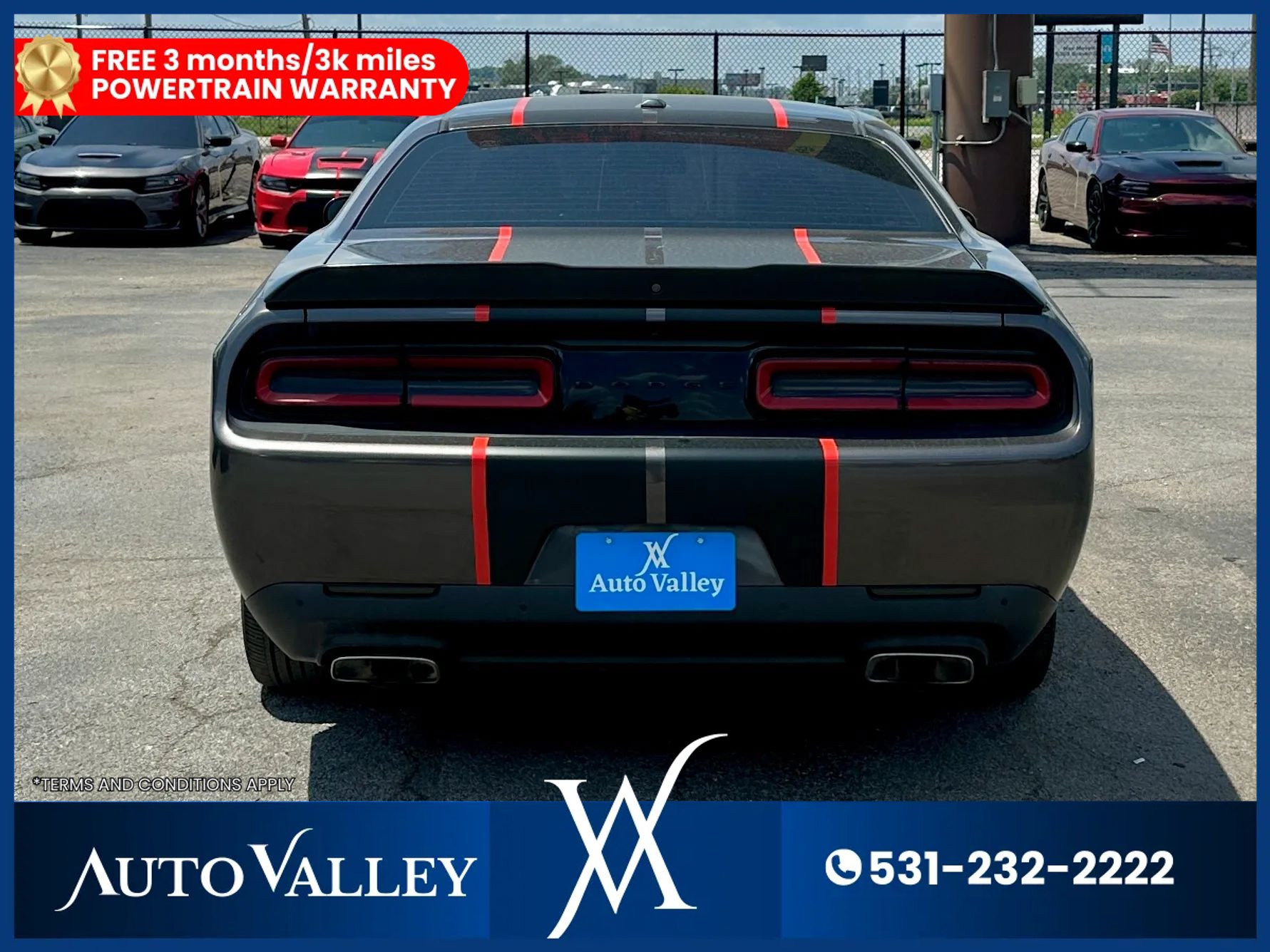Used 2022 Dodge Challenger R/T w/ Blacktop Package RWD image 6