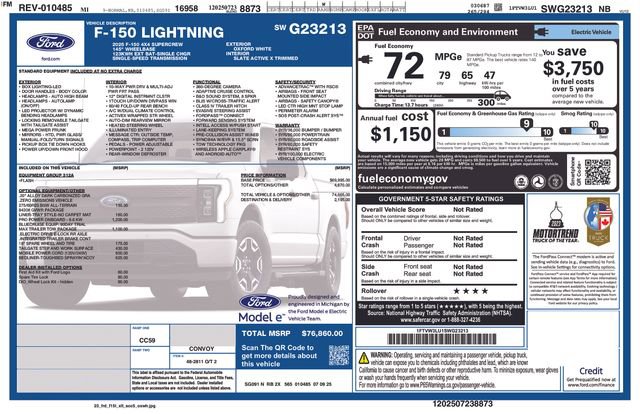 New 2025 Ford F150 Lightning Flash image 4
