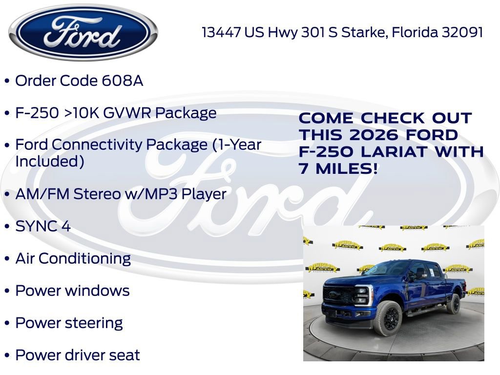 New 2026 Ford F250 Lariat image 25