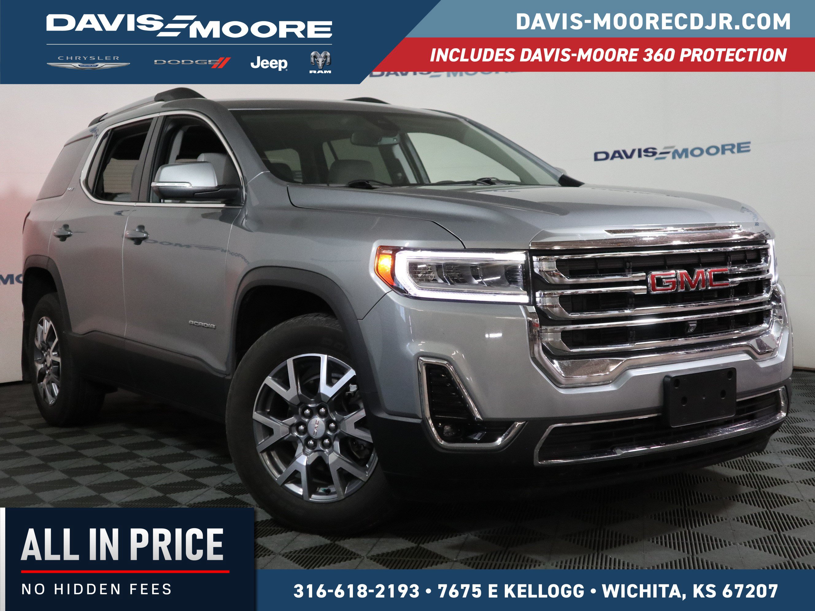 Used 2023 GMC Acadia SLT w/ Technology Package FWD image 1