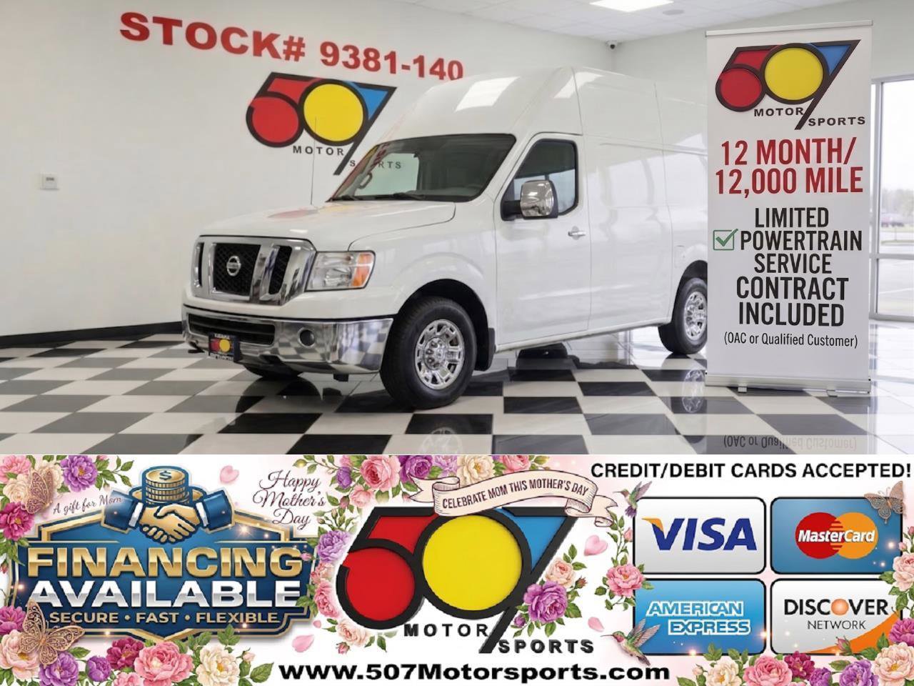 Used 2014 Nissan NV 2500 SV w/ V8 Appearance Package