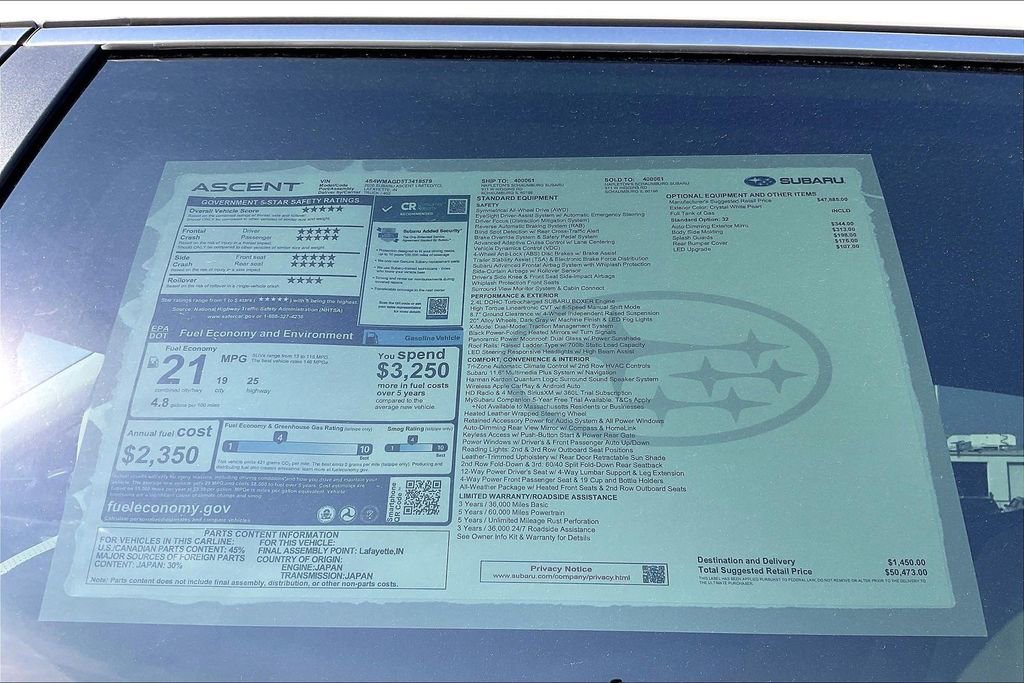 New 2026 Subaru Ascent Limited image 17