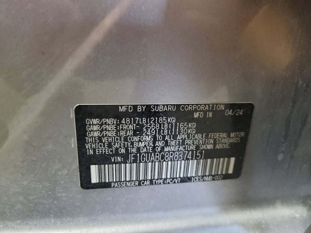 Used 2024 Subaru Impreza 2.0i AWD/4WD image 33