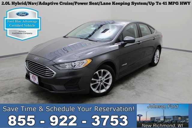 Certified 2019 Ford Fusion SE FWD image 1