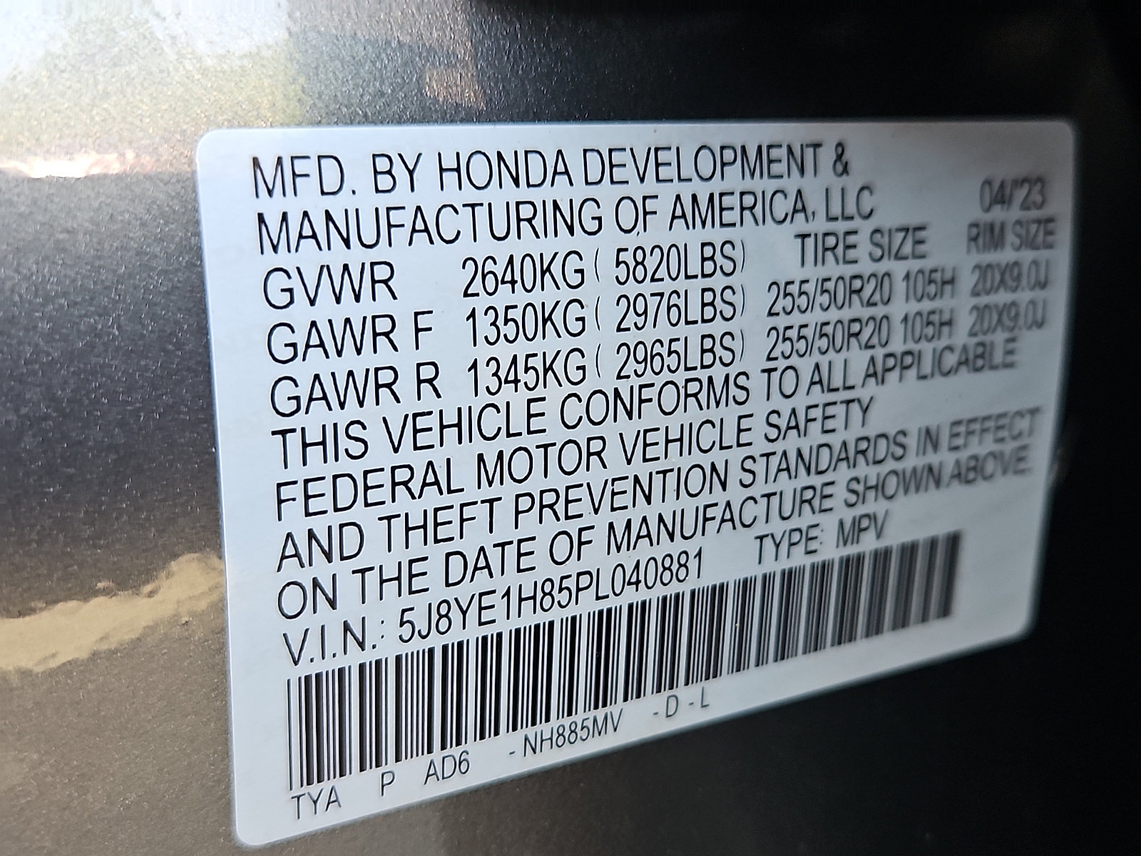Certified 2023 Acura MDX SH-AWD w/ Advance Package image 29