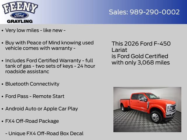 Certified 2026 Ford F450 Lariat w/ Lariat Ultimate Package AWD/4WD image 9