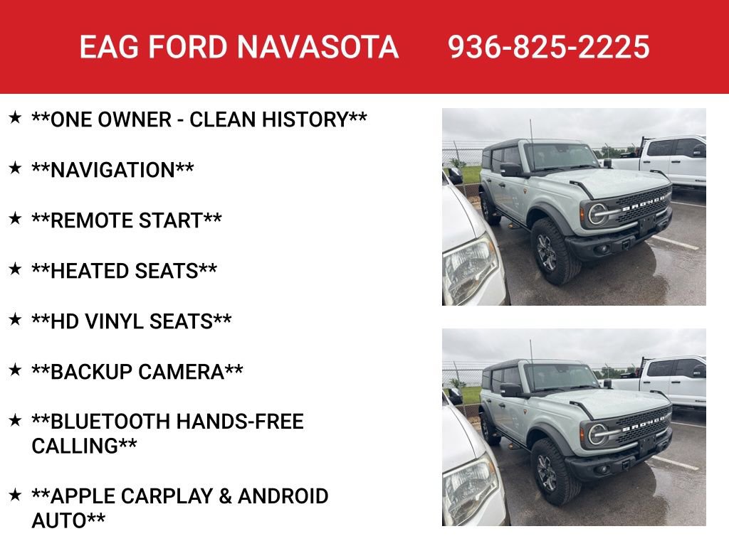 Used 2023 Ford Bronco Badlands AWD/4WD image 2