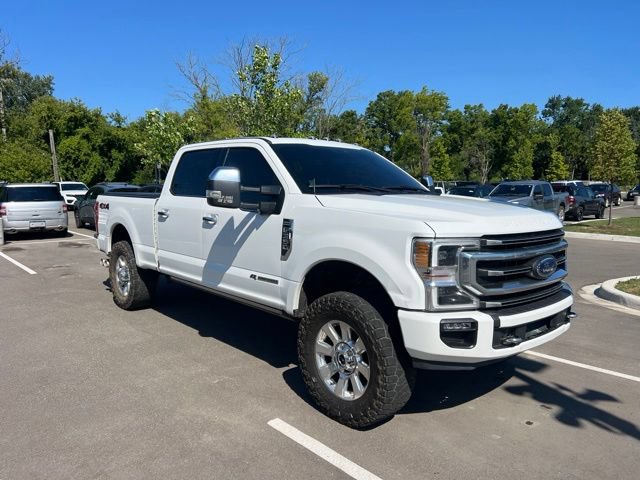 Used 2022 Ford F350 Platinum w/ Snow Plow Prep Package AWD/4WD image 3