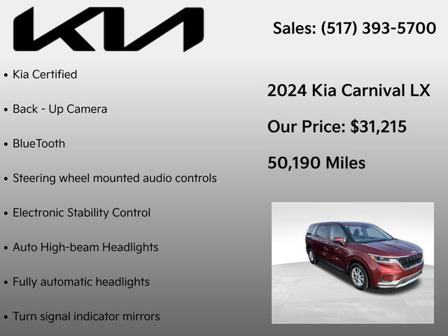 Used 2024 Kia Carnival LX image 7