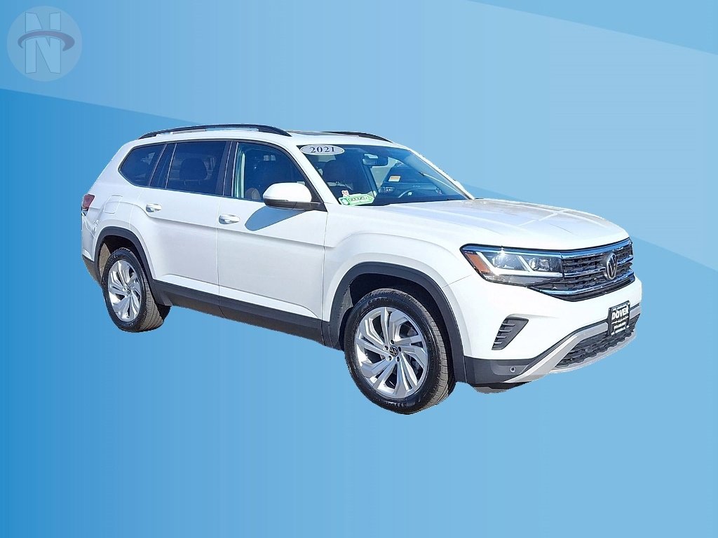 Used 2021 Volkswagen Atlas SE w/ Panoramic Sunroof Package image 2