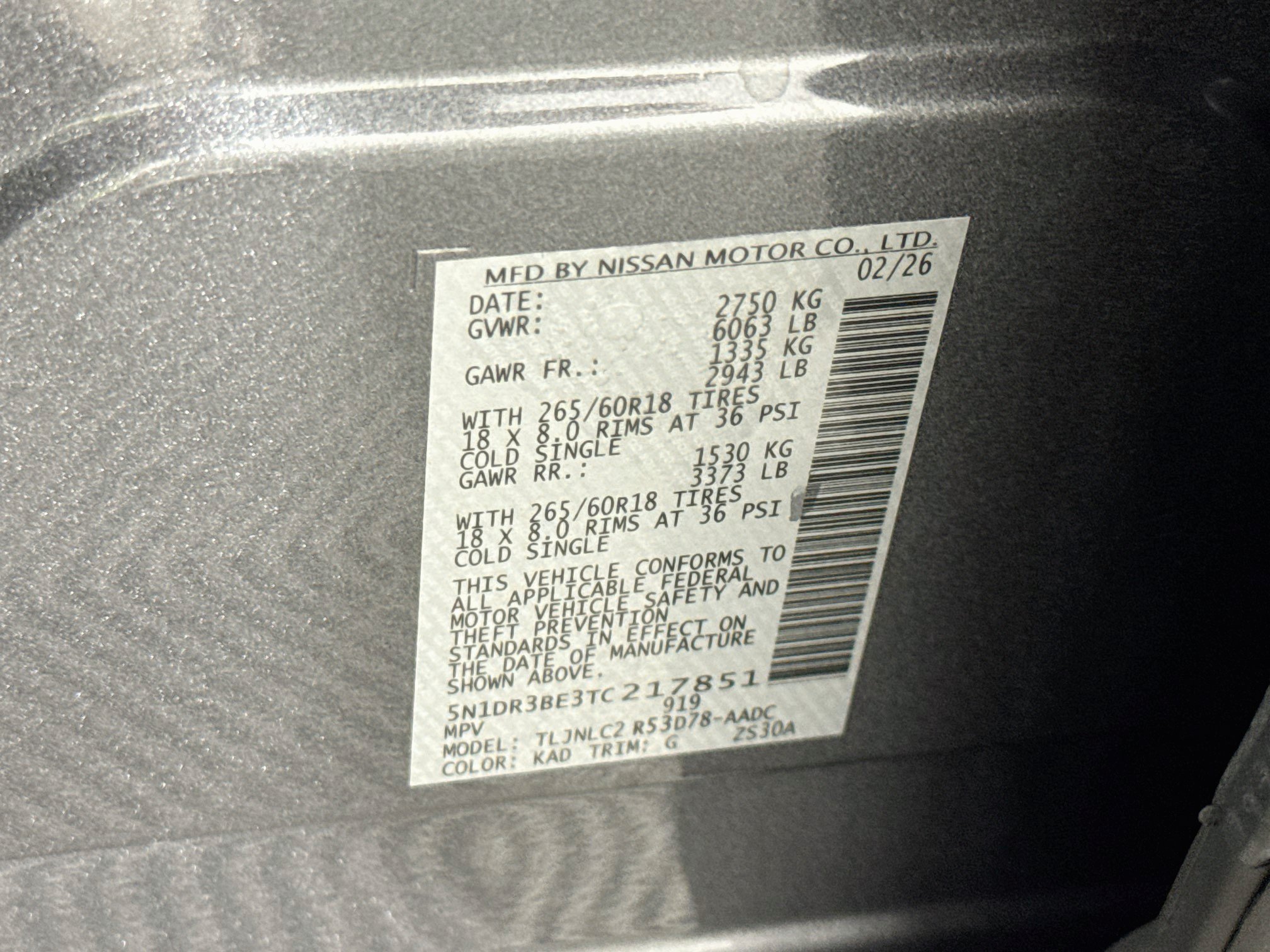 Used 2026 Nissan Pathfinder Rock Creek AWD/4WD image 38