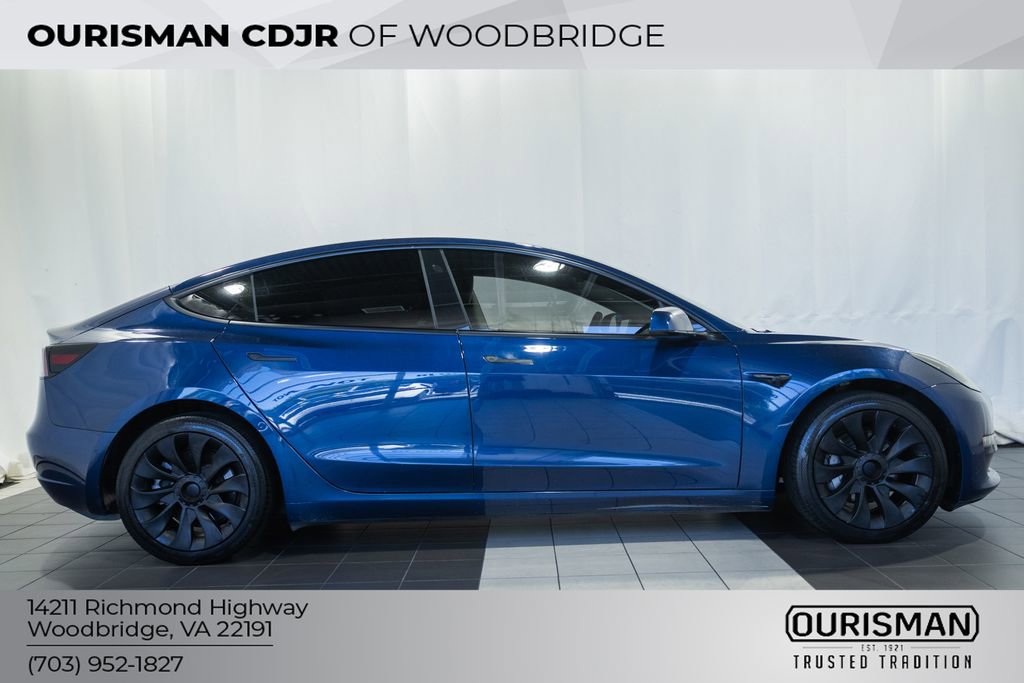 Used 2021 Tesla Model 3 Long Range AWD/4WD image 3