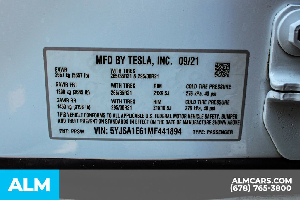 Used 2021 Tesla Model S Plaid image 32