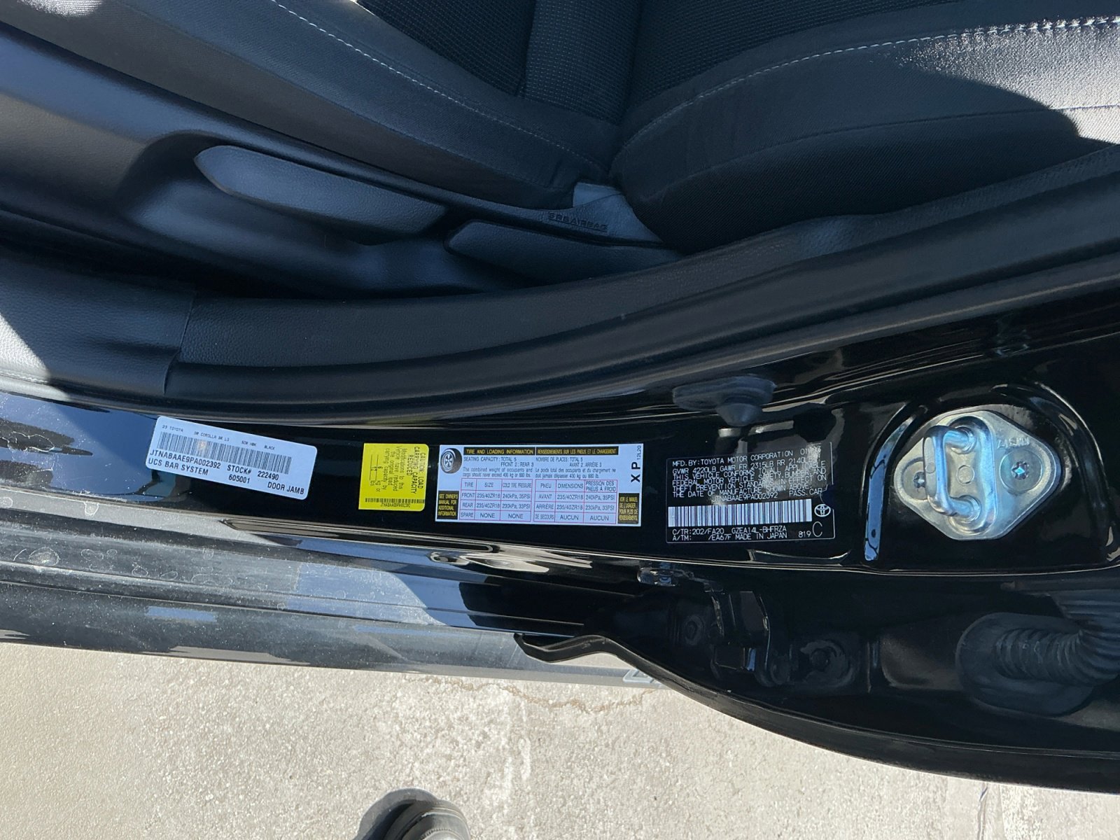 Used 2023 Toyota Corolla Core w/ Performance Package image 16