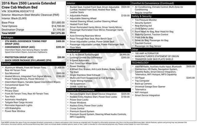 Used 2016 RAM 2500 Laramie image 35
