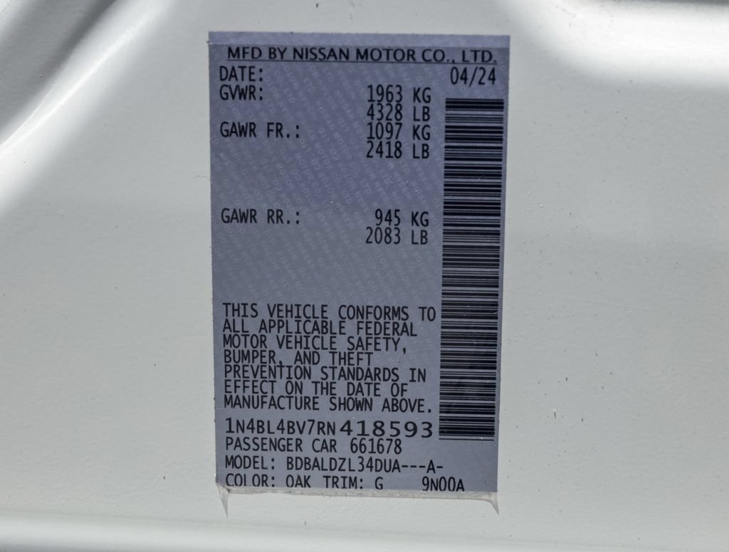 Used 2024 Nissan Altima 2.5 S FWD image 33