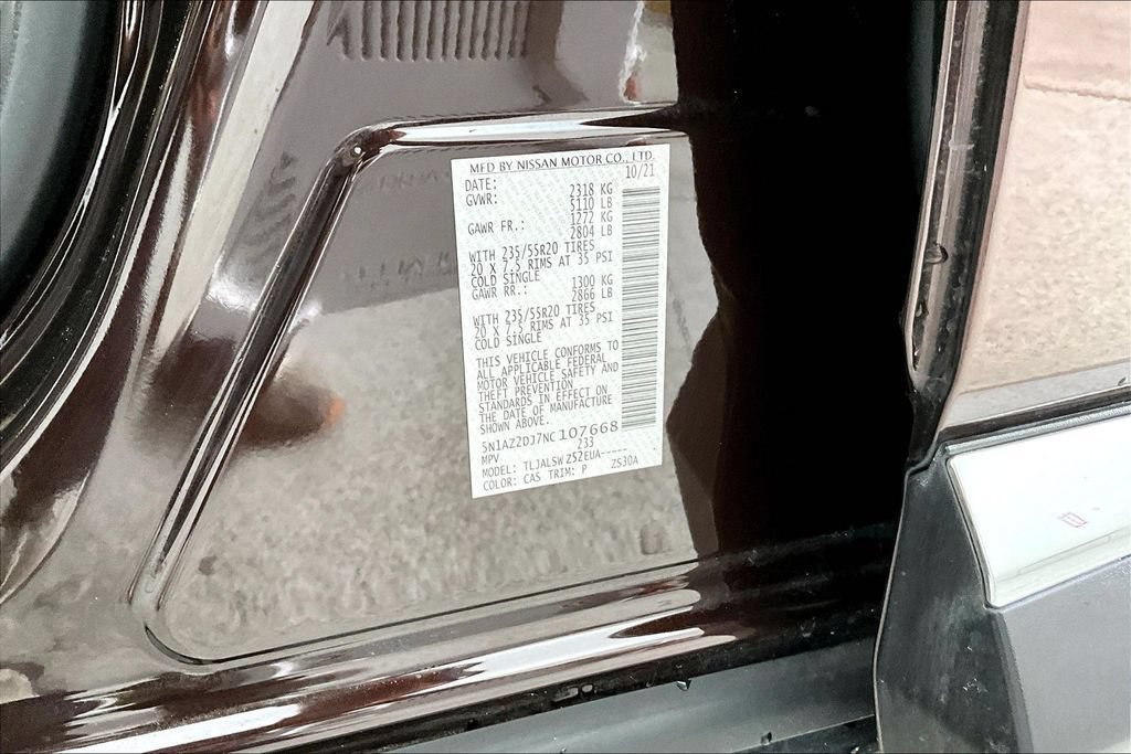 Used 2022 Nissan Murano Platinum w/ Cargo Package FWD image 43