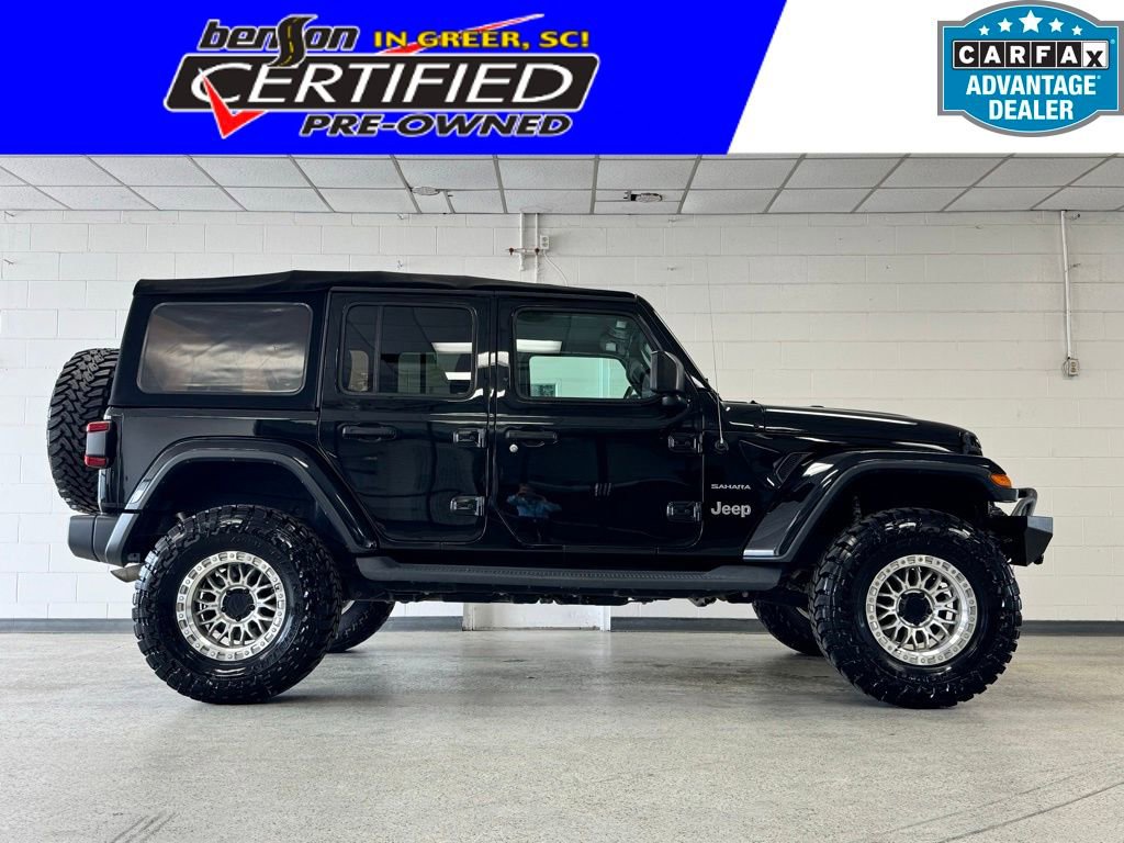 Used 2018 Jeep Wrangler Unlimited Sahara w/ Cold Weather Group image 1