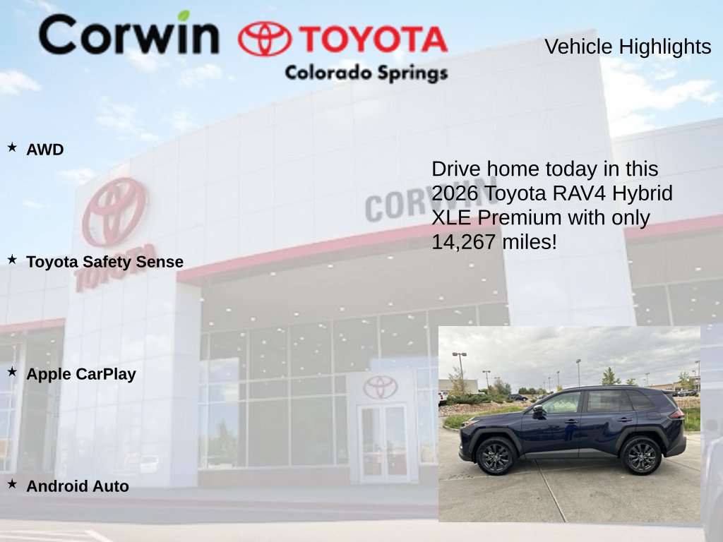 Used 2026 Toyota RAV4 XLE Premium AWD/4WD image 6
