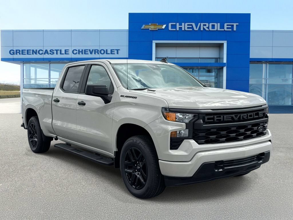 New 2026 Chevrolet Silverado 1500 Custom w/ LPO, Dark Essentials Package AWD/4WD image 1