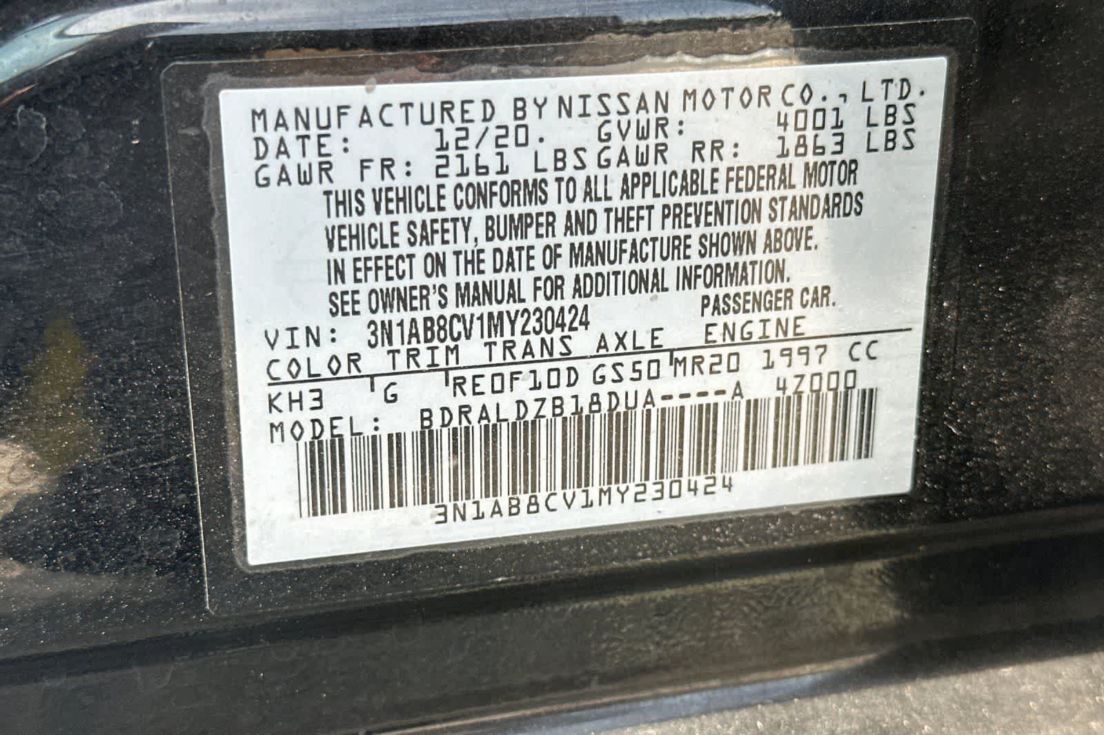 Used 2021 Nissan Sentra SV FWD image 35
