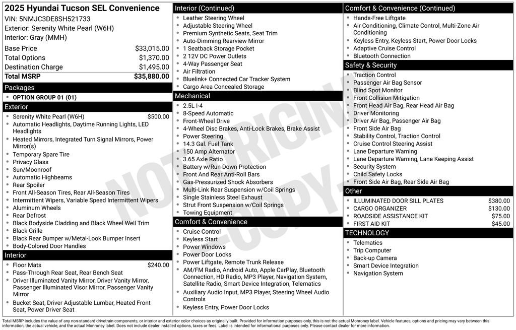 Used 2025 Hyundai Tucson SEL image 33