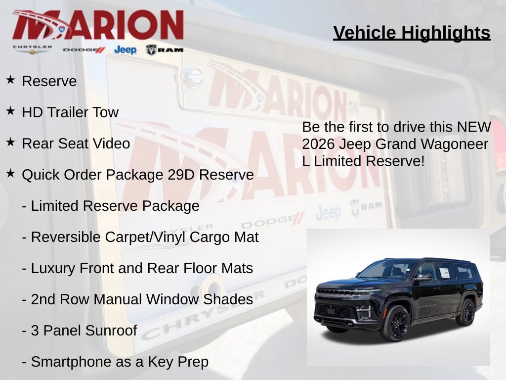 New 2026 Jeep Grand Wagoneer L Limited AWD/4WD image 5