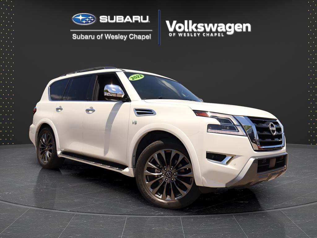 Used 2022 Nissan Armada Platinum w/ Captain's Chairs Package