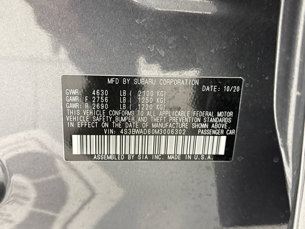 Used 2021 Subaru Legacy Premium image 27