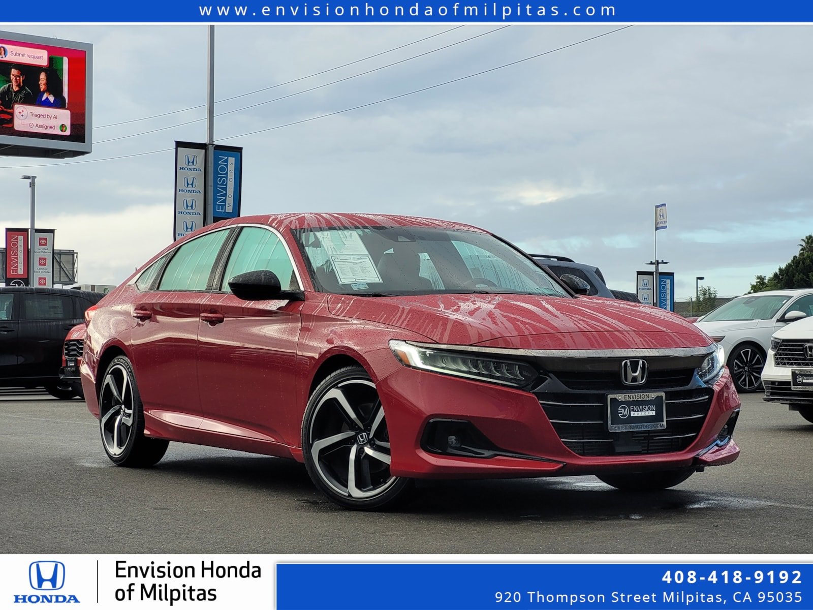 Certified 2021 Honda Accord Sport