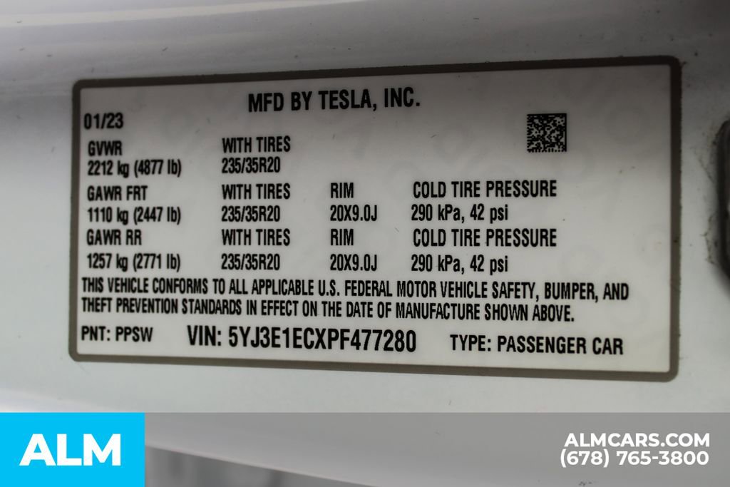 Used 2023 Tesla Model 3 Performance AWD/4WD image 39