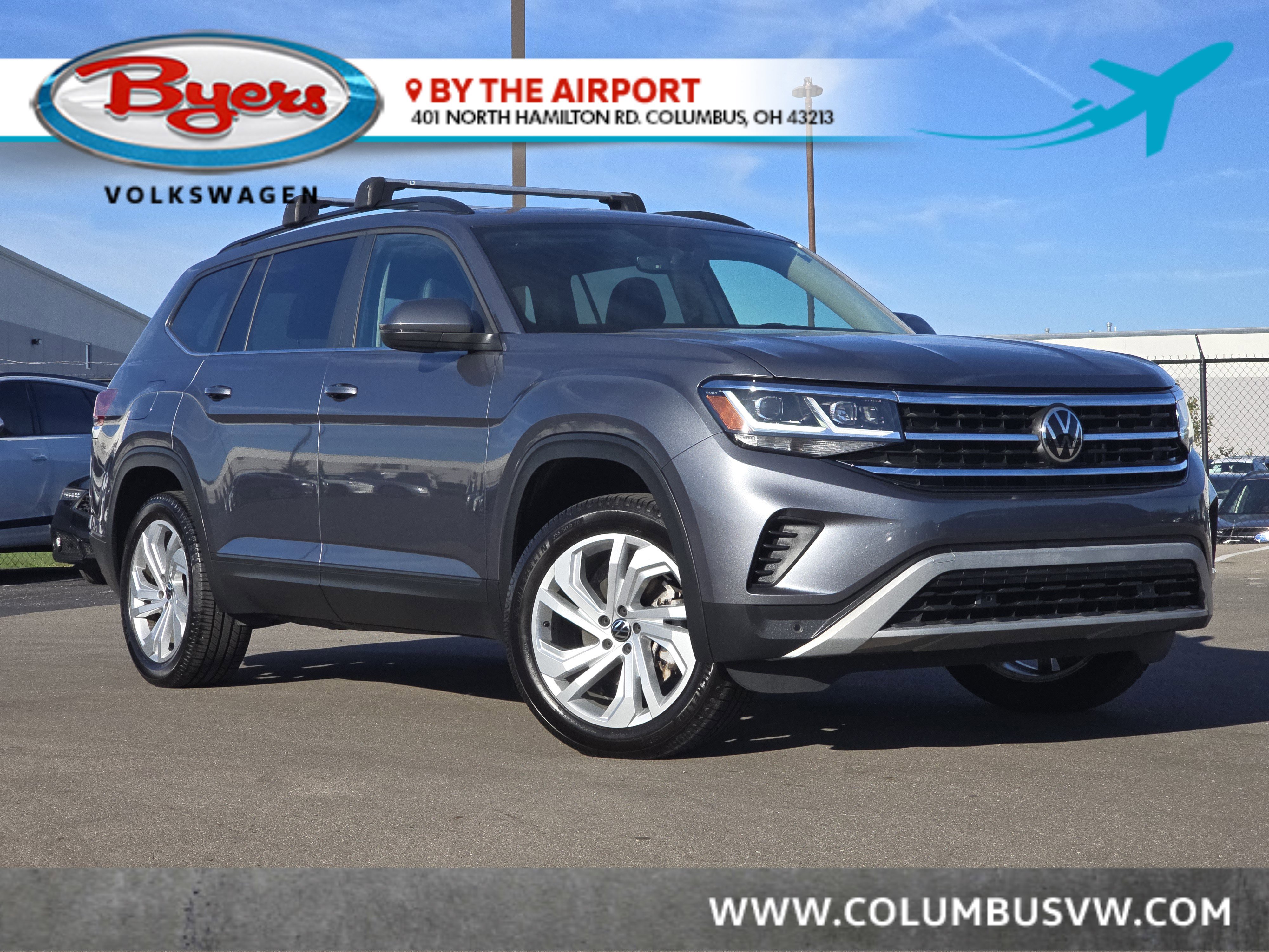Certified 2021 Volkswagen Atlas SE w/ Panoramic Sunroof Package