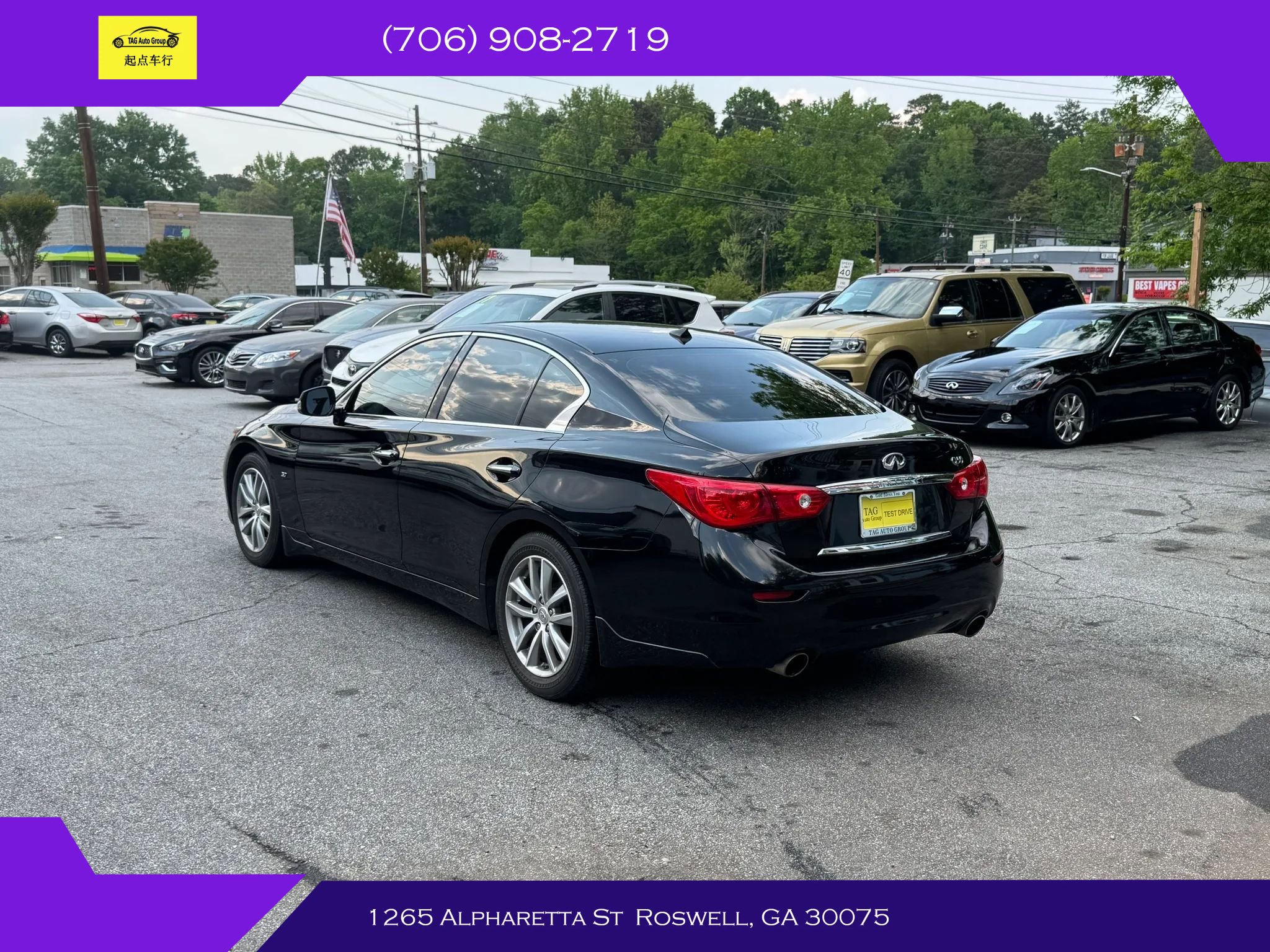 Used 2015 INFINITI Q50 Premium w/ Navigation Package RWD image 7