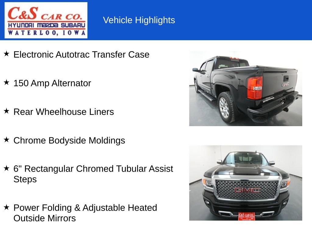 Used 2015 GMC Sierra 1500 Denali w/ Driver Alert Package image 26