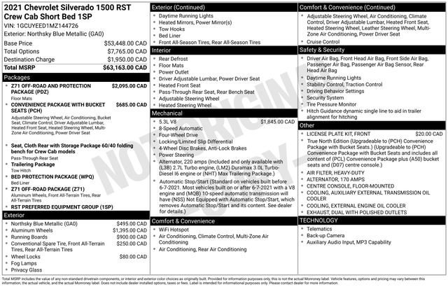 Used 2021 Chevrolet Silverado 1500 RST AWD/4WD image 52