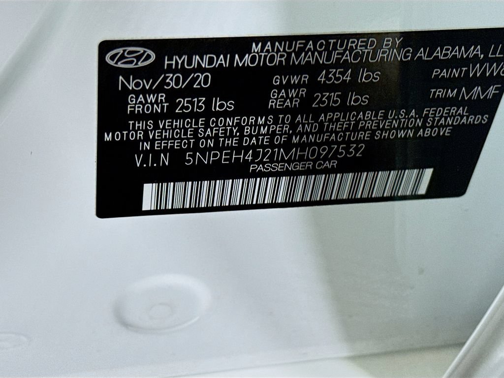 Certified 2021 Hyundai Sonata Limited w/ Cargo Package FWD image 37