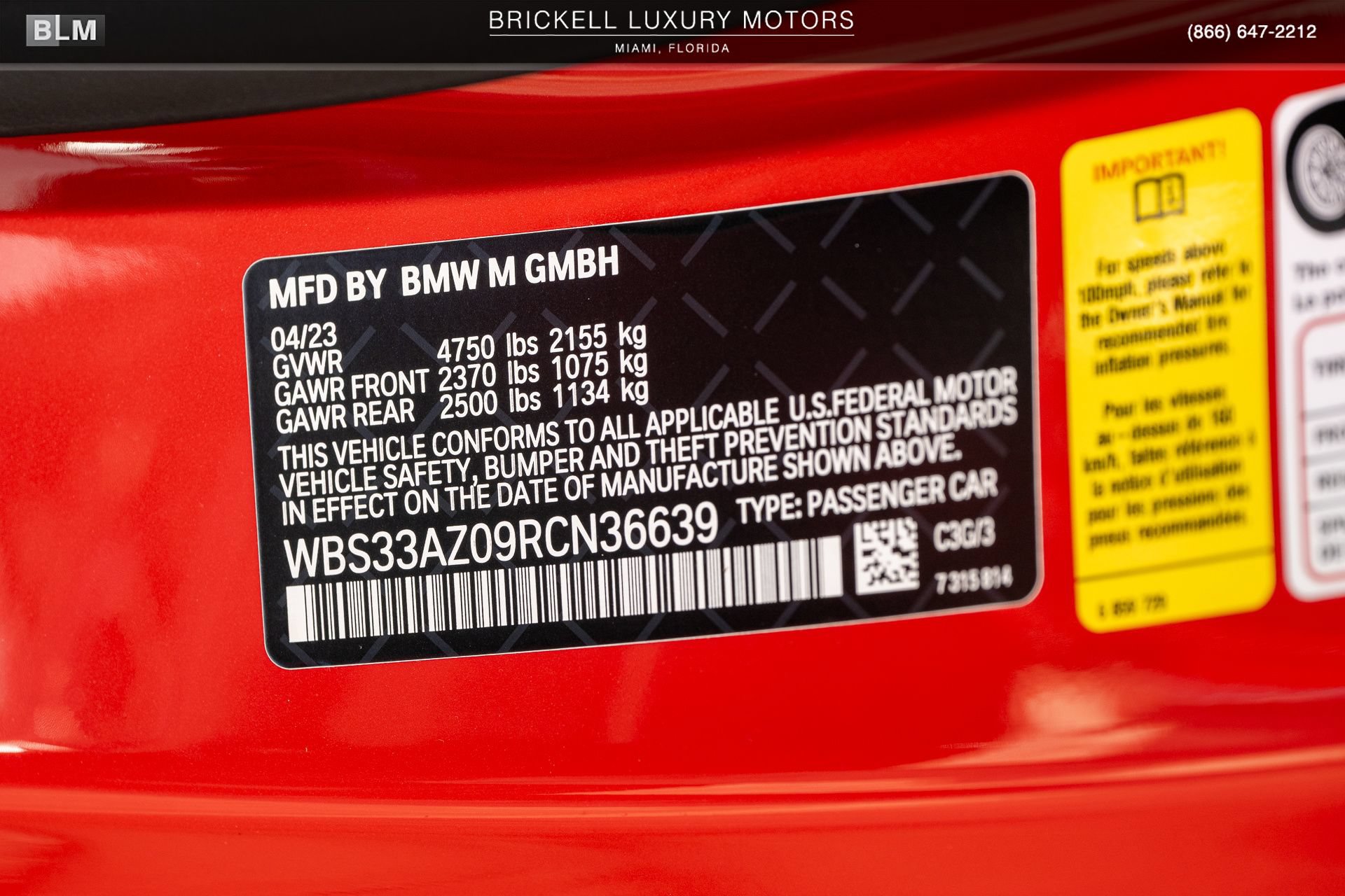 Used 2024 BMW M4 Competition RWD image 35