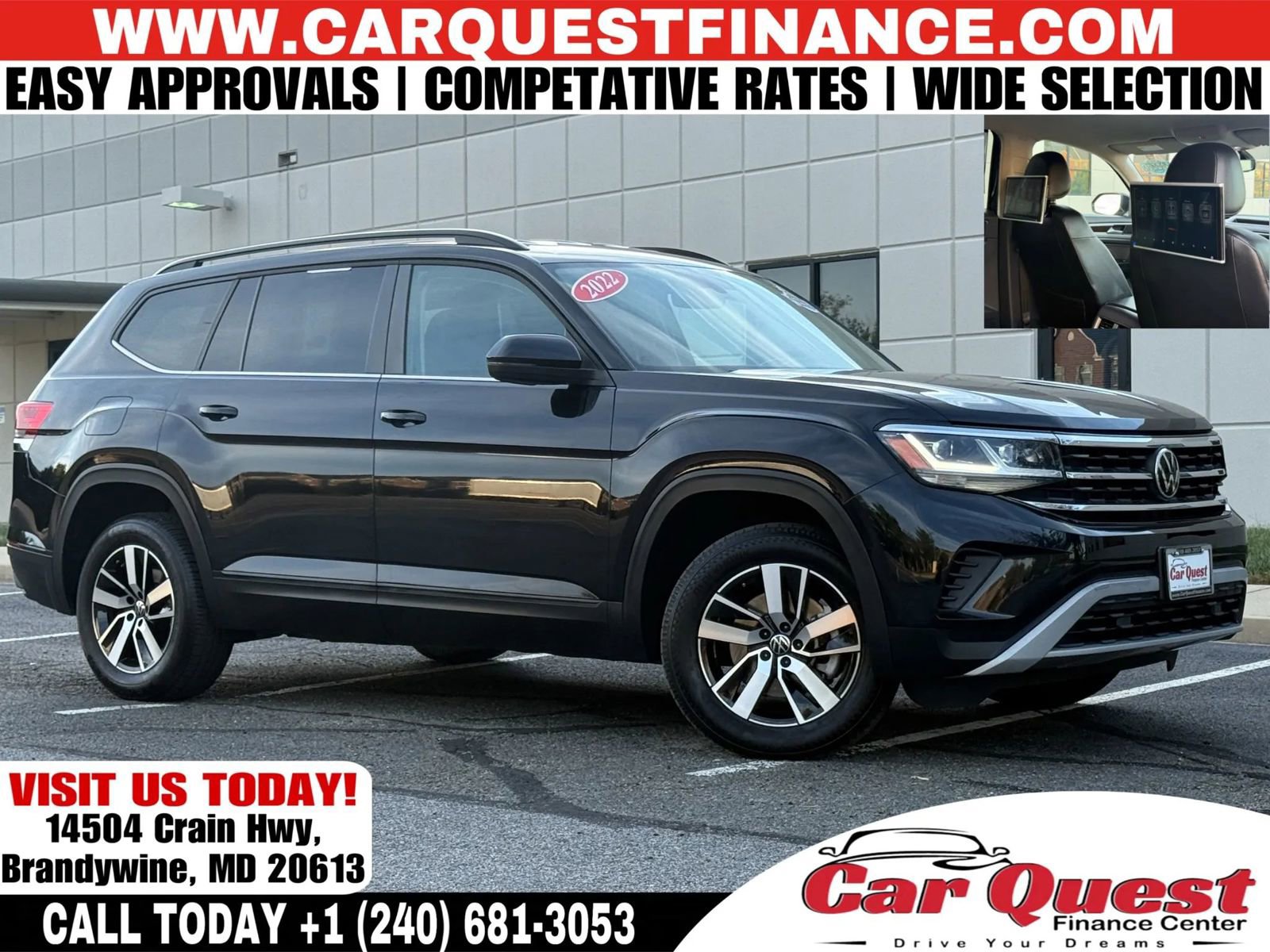 Used 2022 Volkswagen Atlas SE image 1