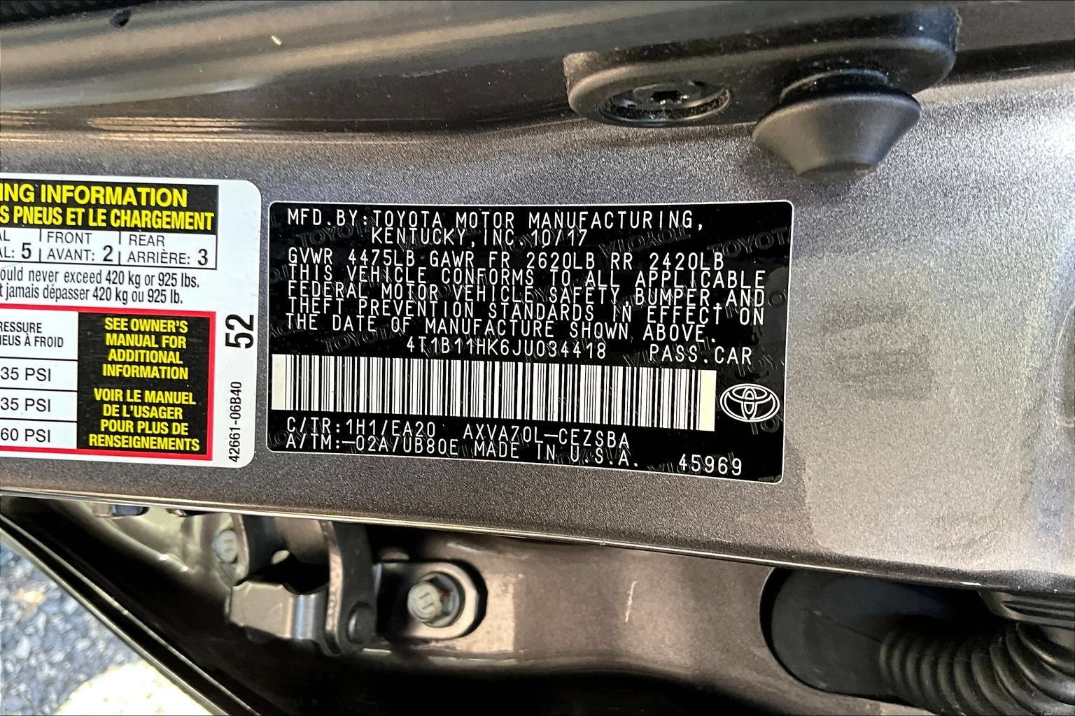 Used 2018 Toyota Camry SE FWD image 16