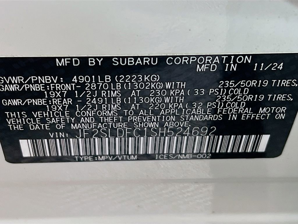 Certified 2025 Subaru Forester Sport w/ Popular Package #1 image 27