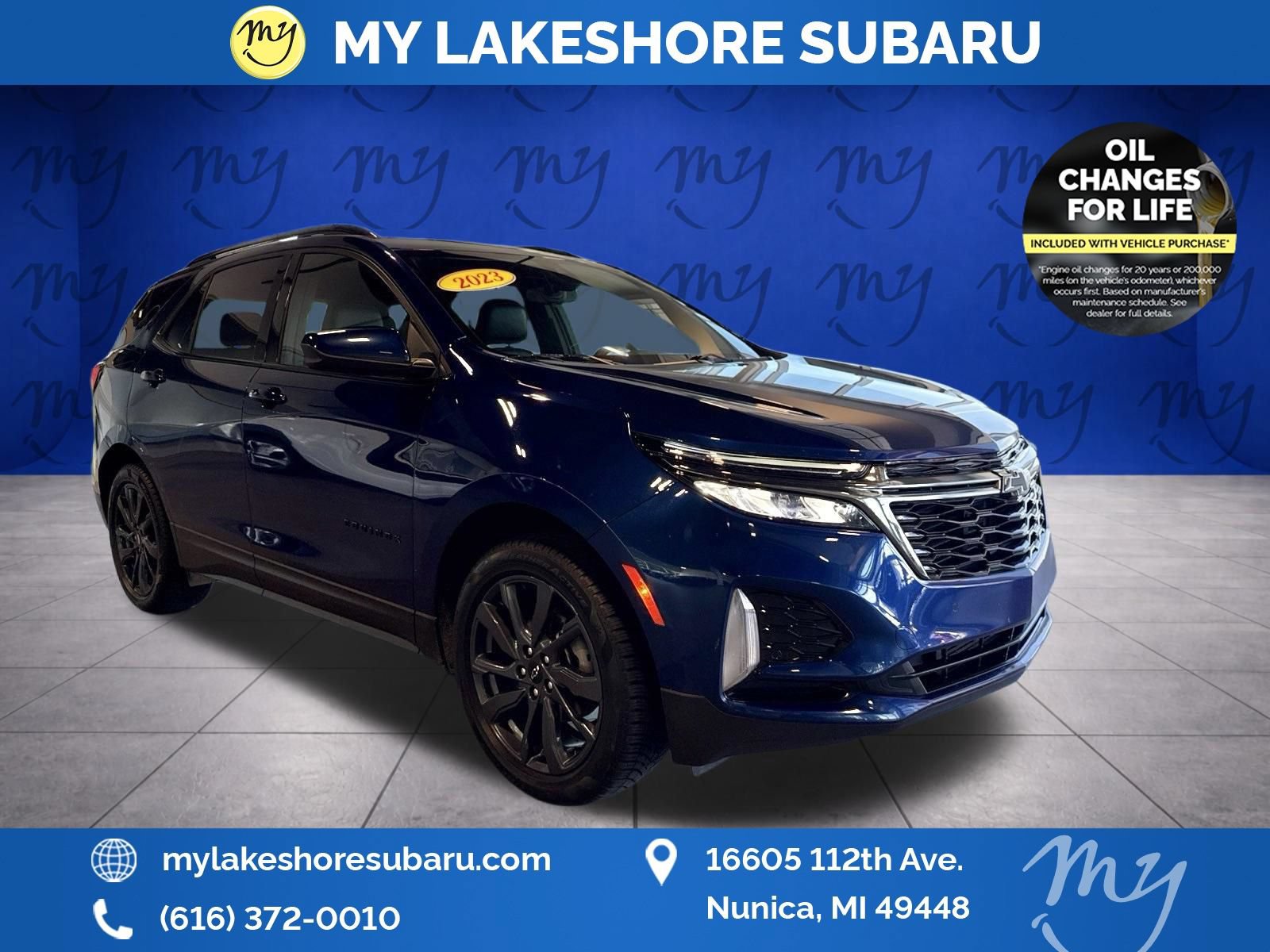 Used 2023 Chevrolet Equinox RS w/ LPO, Floor Liner Package AWD/4WD 360° Tour