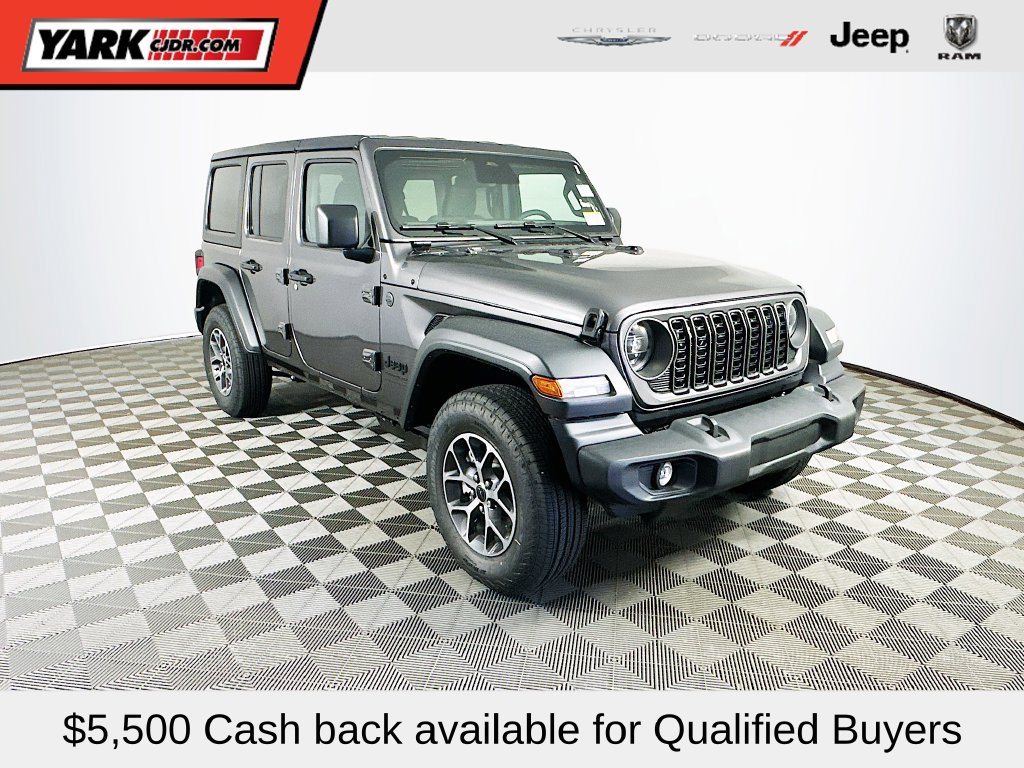 New 2026 Jeep Wrangler Unlimited Sport AWD/4WD 360° Tour