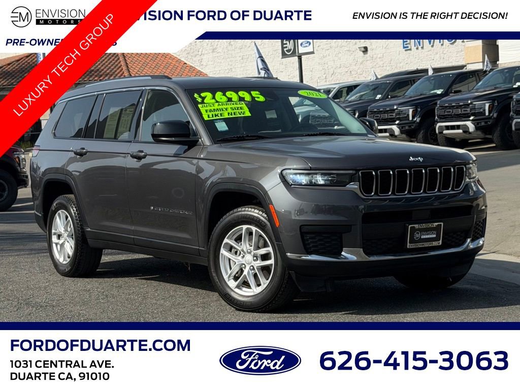 Used 2021 Jeep Grand Cherokee L Laredo w/ Luxury Tech Group I image 2